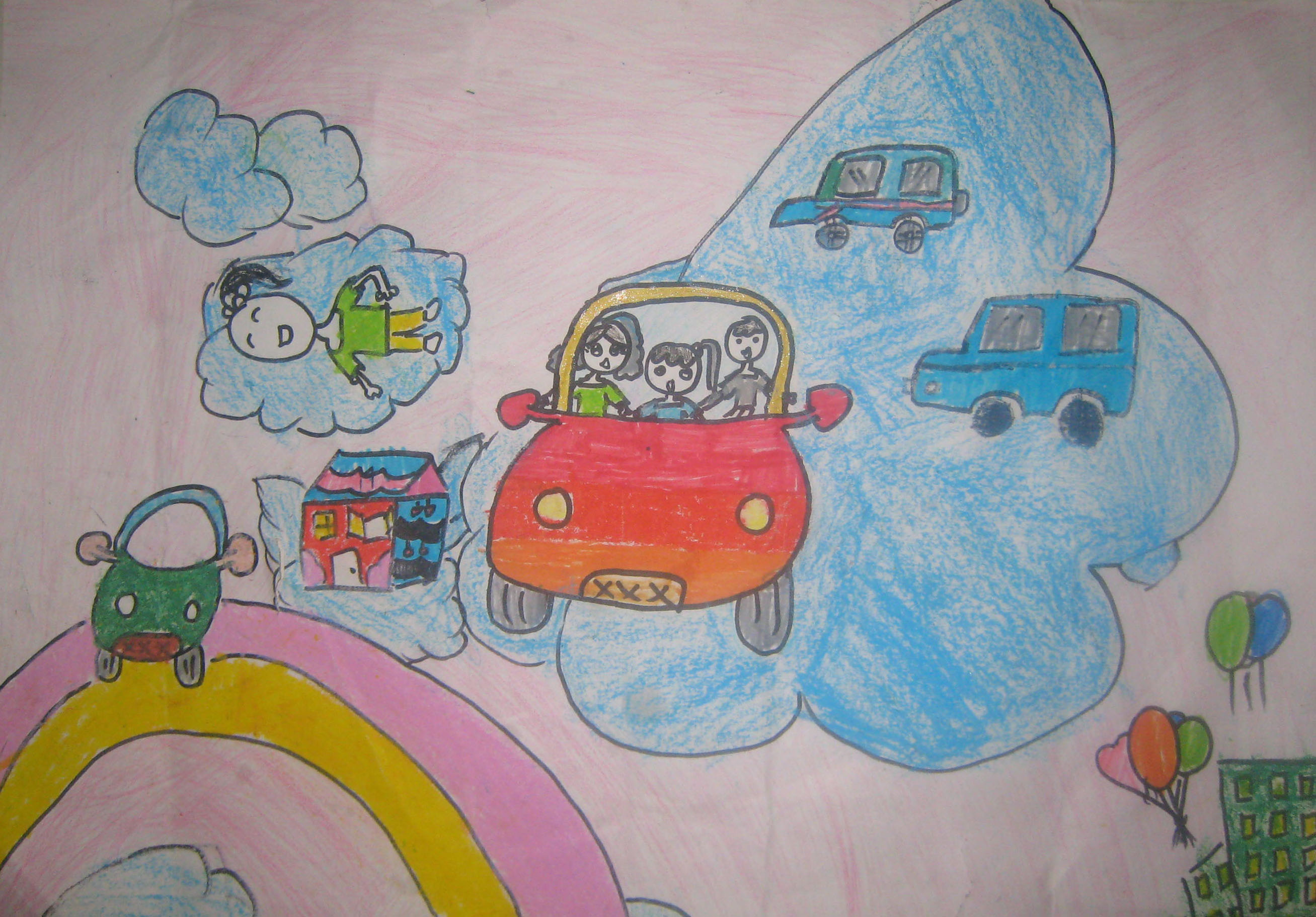 《长城汽车 家 未来》--济宁圣华长城儿童绘画大赛